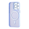 Чохол Silicone Matte Case Protected Camera with MagSafe iPhone 15 Pro Lilac