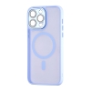 Чехол Silicone Matte Case Protected Camera with MagSafe iPhone 14 Pro Max Lilac