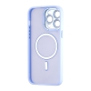 Чехол Silicone Matte Case Protected Camera with MagSafe iPhone 14 Pro Max Lilac