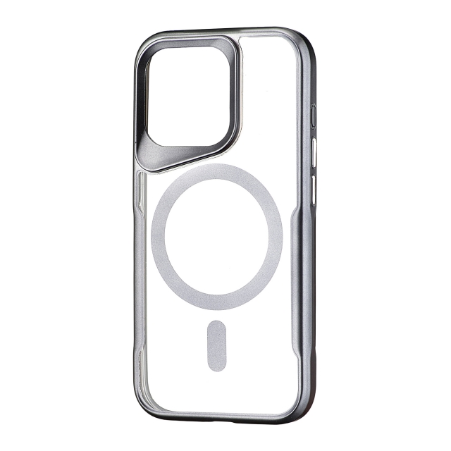 Чехол Metal Frame with MagSafe iPhone 15 Pro Black