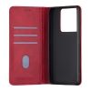 Чехол-книжка Premium Xiaomi Redmi Note 13 Pro 5G/Poco X6 5G Dark Red