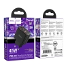 СЗУ Hoco CS43A Smart PD45W(2C) charger(EU) Black (CS43A)