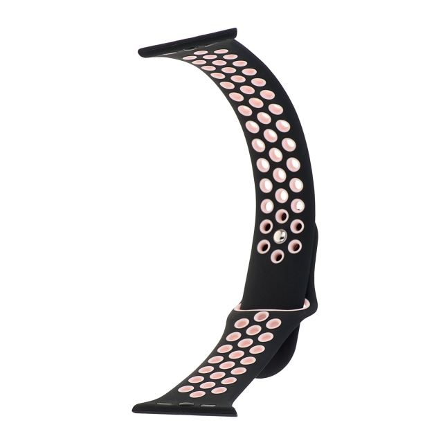 Ремешок Nike Sport Apple Watch 42/44/45/46/49 mm Black Pink Powder