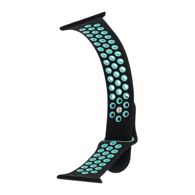 Ремінець Nike Sport Apple Watch 42/44/45/46/49 mm Black Sky Blue