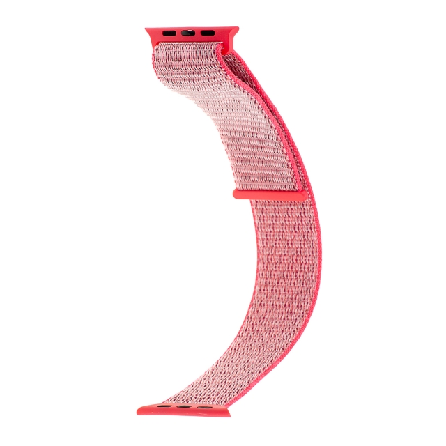 Ремінець Nylon Apple Watch 42/44/45/46/49 mm Hot Pink