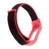 Ремешок Nylon Mi Band 3/4/5/6/7 Black Pink 