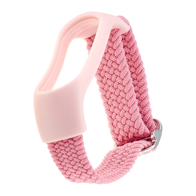 Ремешок Braided Buckle Enhanced Mi Band 3/4/5/6/7 Rose Pink