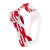 Ремешок Braided Buckle Enhanced Mi Band 3/4/5/6/7 White Red