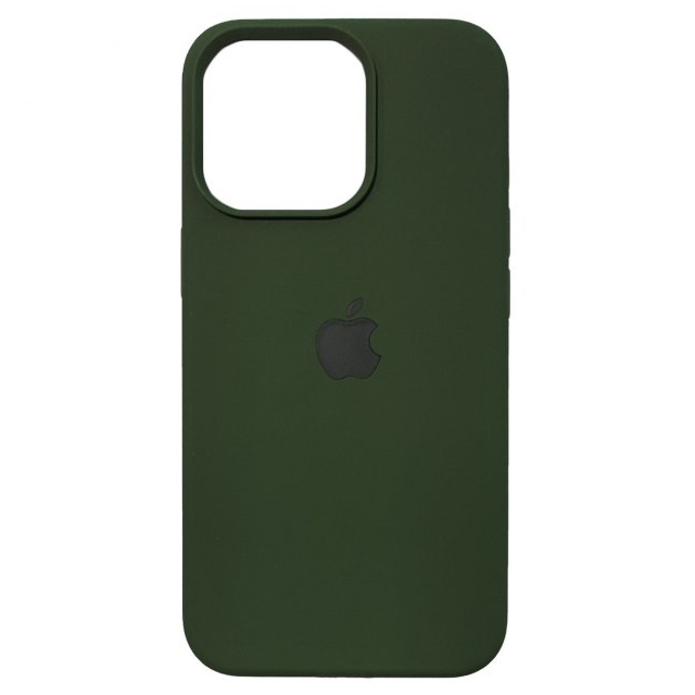 Чехол Silicone Case Full Cover iPhone 13 Pro Copy Atrovirens (54)