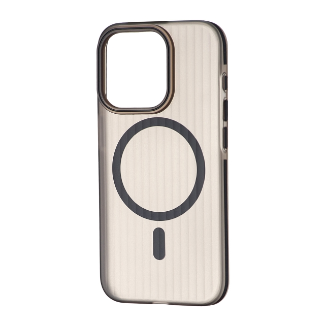 Чохол Groove Matt Case with MagSafe iPhone 15 Pro Black