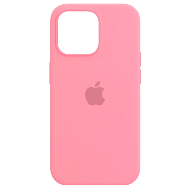 Чехол Silicone Case Full Cover iPhone 14 Pro Copy Pink (12)