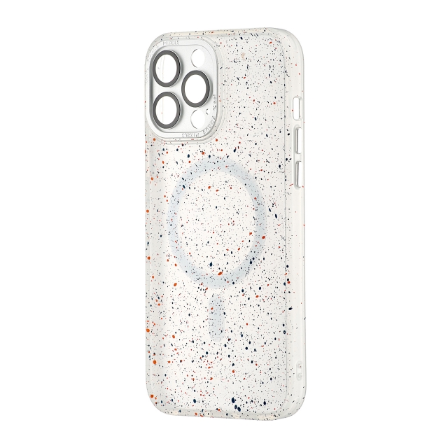 Чехол Splatter with MagSafe Protected Camera iPhone 13 Pro Max White