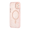 Чехол Splatter with MagSafe Protected Camera iPhone 12 Pink