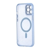 Чохол Splatter with MagSafe Protected Camera iPhone 12 Pro Max Light Blue