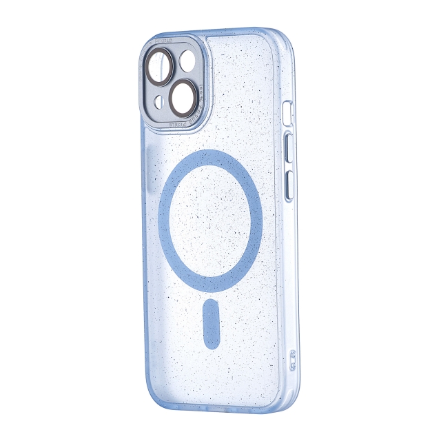 Чохол Splatter with MagSafe iPhone 14 Light Blue
