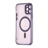 Чохол Splatter with MagSafe Protected Camera iPhone 12 Pro Purple