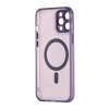 Чохол Splatter with MagSafe Protected Camera iPhone 12 Pro Max Purple