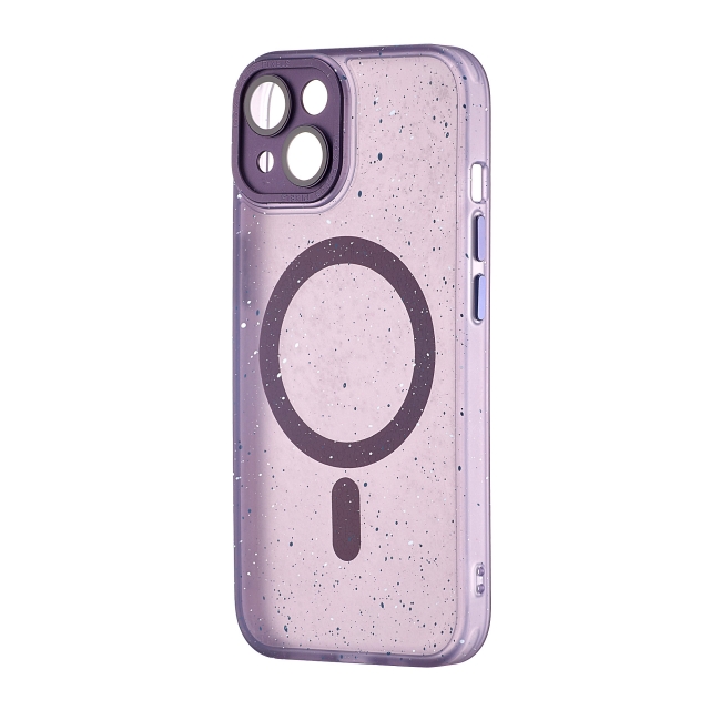 Чохол Splatter with MagSafe iPhone 14 Purple