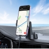 Холдер Hoco HW27 Traveler infrared RGB wireless fast charging car holder(center console) Black Metal Gray (HW27 )