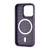 Чохол Silicone Cooling Сase with MagSafe iPhone 15 Pro Purple