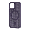 Чехол Silicone Cooling Сase with MagSafe iPhone 15 Purple