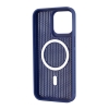 Чохол Silicone Cooling Сase with MagSafe iPhone 15 Pro Max Dark Blue