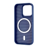 Чехол Silicone Cooling Сase with MagSafe iPhone 15 Pro Dark Blue
