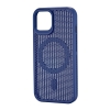 Чохол Silicone Cooling Сase with MagSafe iPhone 15 Dark Blue
