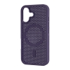 Чохол Silicone Cooling Сase with MagSafe iPhone 16 Purple