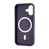 Чохол Silicone Cooling Сase with MagSafe iPhone 16 Purple