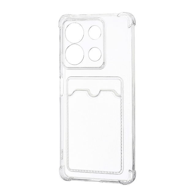 Чехол Clear Pocket Case Xiaomi Redmi Note 13 5G Прозрачный