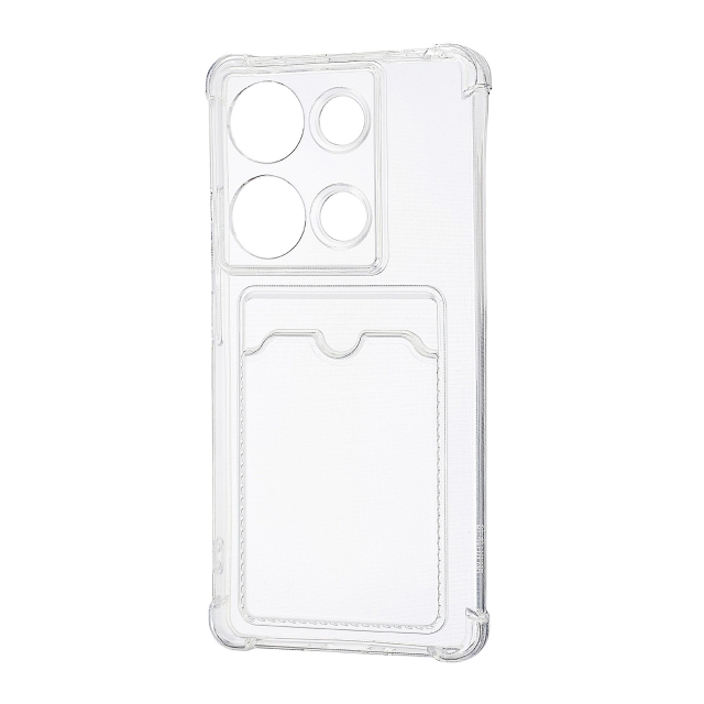 Чохол Clear Pocket Case Xiaomi Redmi Note 13 Pro 4G/Poco M6 Pro 4G Прозорий
