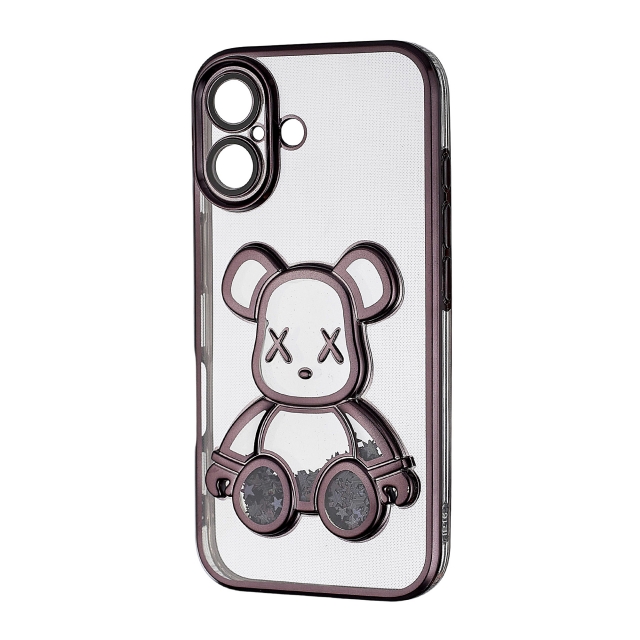 Чехол Shining Bear Case Protected Camera iPhone 16 Black