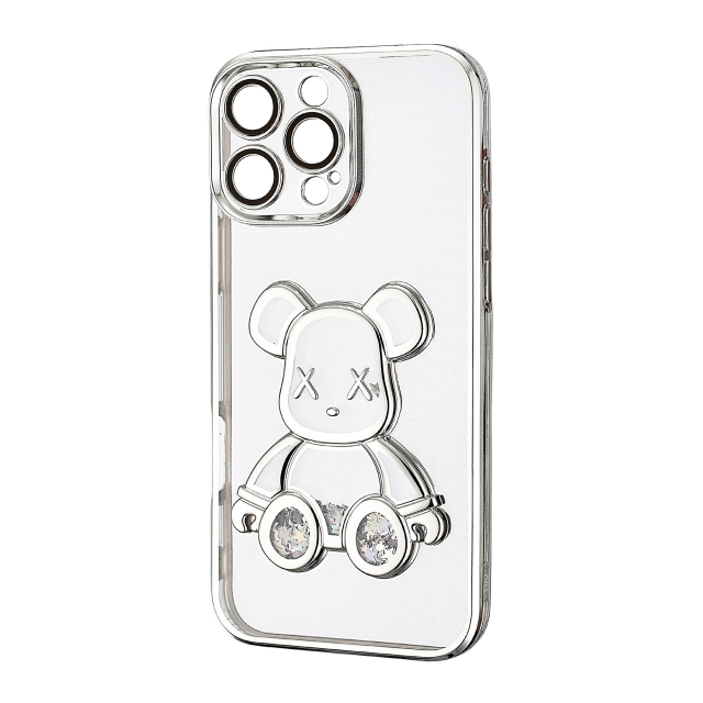 Чохол Shining Bear Case Protected Camera iPhone 16 Pro Max Silver