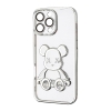 Чохол Shining Bear Case Protected Camera iPhone 16 Pro Max Silver