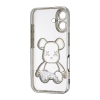 Чехол Shining Bear Case Protected Camera iPhone 16 Silver
