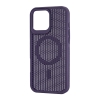 Чохол Silicone Cooling Сase with MagSafe iPhone 16 Pro Max Purple