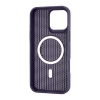Чохол Silicone Cooling Сase with MagSafe iPhone 16 Pro Max Purple