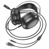 Навушники Hoco W109 Rich gaming headphones Black