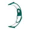 Ремешок Nike Sport Apple Watch 38/40/41 mm Dark Green White S