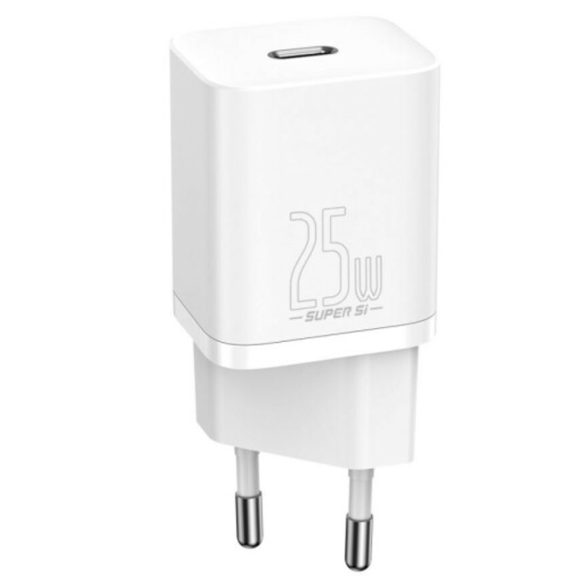 СЗУ Baseus Super Si  Quick Charger 1C 25W EU White (CCSP020102)