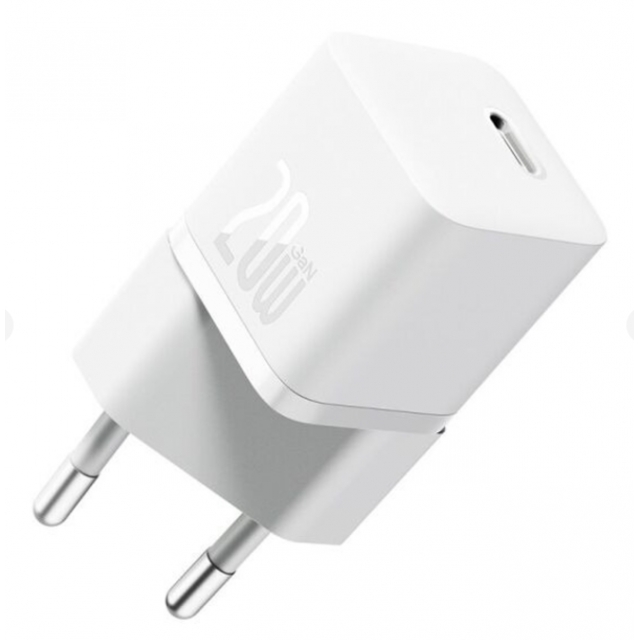 МЗП Baseus GaN5 Fast Charger(mini) 1C 20W EU White