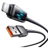 Кабель McDodo LED Display USB-A to Lightning Data Cable 1.2m Black (CA-5250)