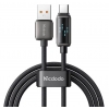 Кабель McDodo LED Display USB-A to USB-C 6A Data Cable 1.2m Black (CA-2350)