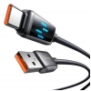 Кабель McDodo LED Display USB-A to USB-C 6A Data Cable 1.2m Black (CA-2350)