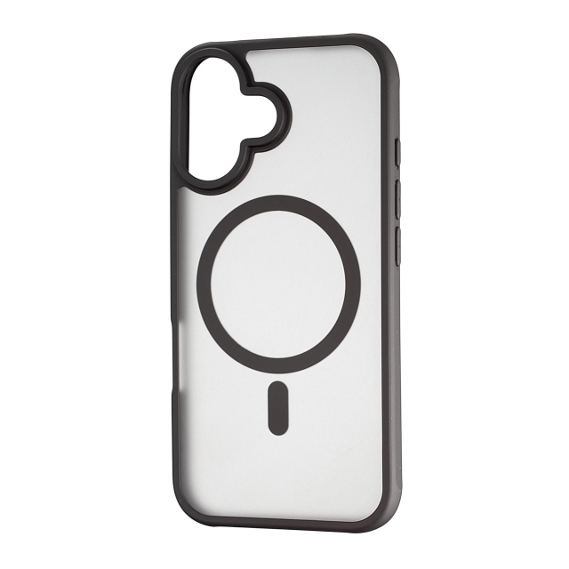 Чохол Silicone Matte Case with MagSafe iPhone 16 Black