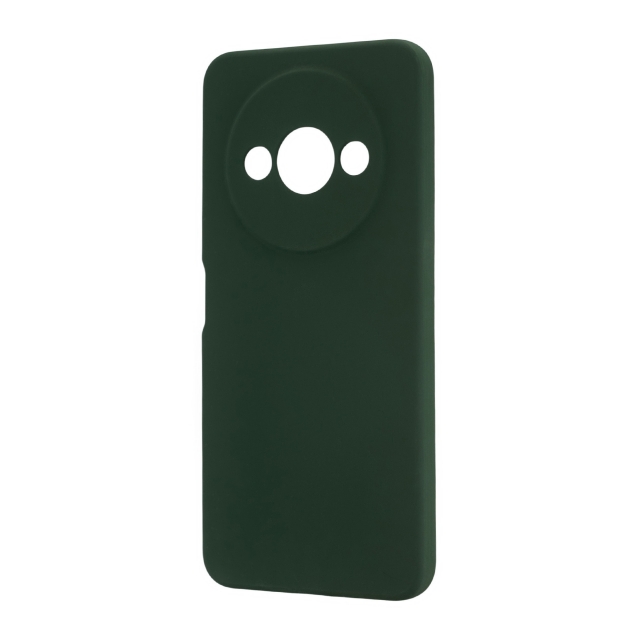 Чохол Silicone Case Xiaomi Redmi A3 4G/Poco C61 4G/Redmi A3X Dark Green