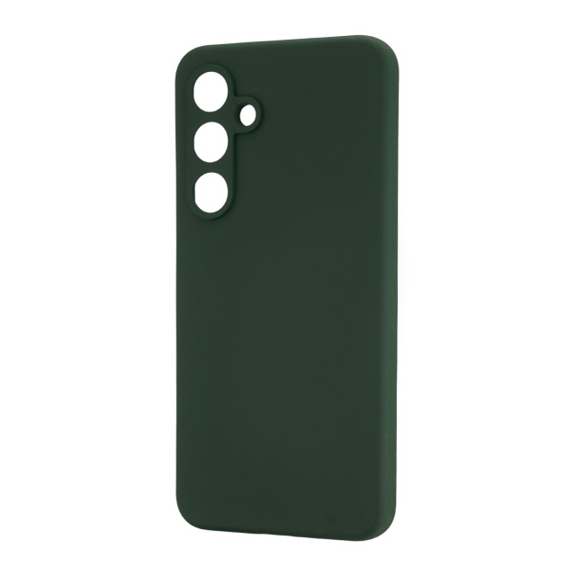 Чехол Silicone Case Samsung S24 FE (S721) Dark Green