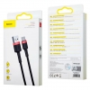 Кабель Baseus cafule Cable USB For Type-C 2A 3m Black+Red