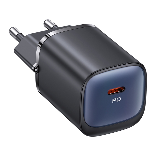 СЗУ USAMS CC248 20W GaN Fast Charger (EU) - HC Series Black (CC248)